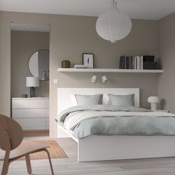 Кровать Ikea Malm/Lindbaden 180x200 (Белый) Thumb