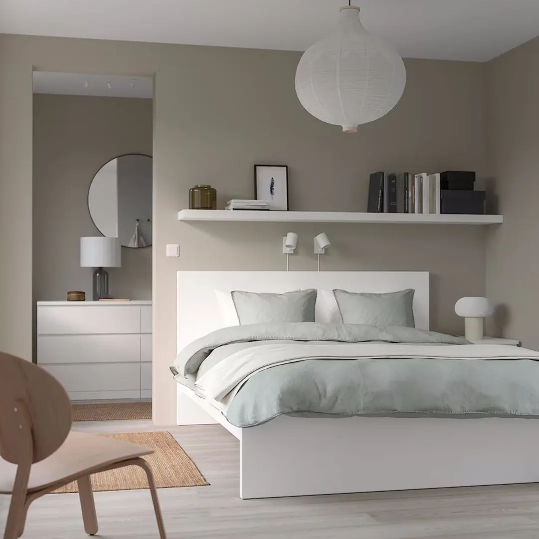 Кровать Ikea Malm/Lindbaden 180x200 (Белый) - 3