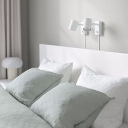 Кровать Ikea Malm/Lindbaden 180x200 (Белый) Thumb