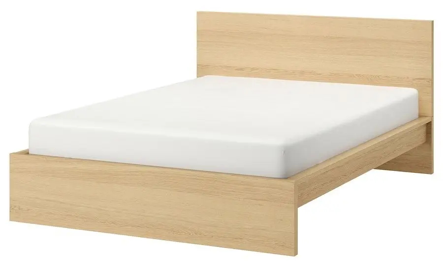 Pat Ikea Malm/Lindbaden 180x200 (Furnir Stejar Alb)