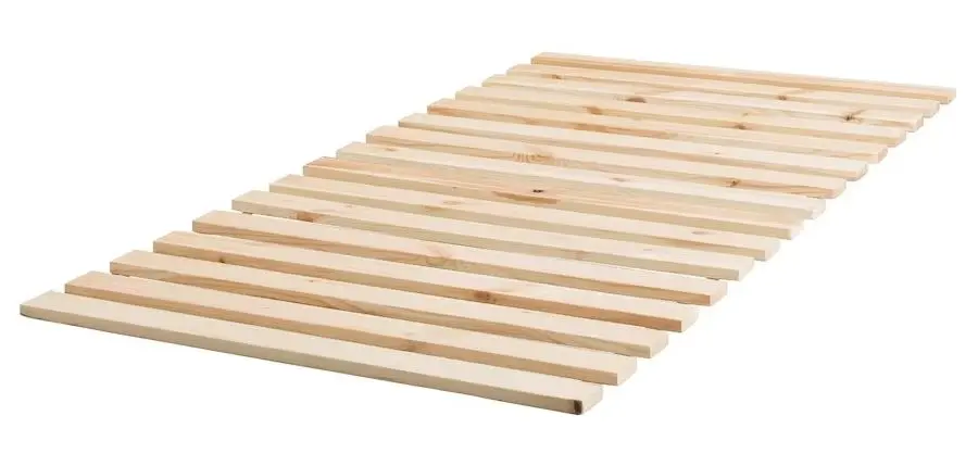 Pat Ikea Malm/Lindbaden 2 cutii depozitare 90x200 (Negru-Maro)