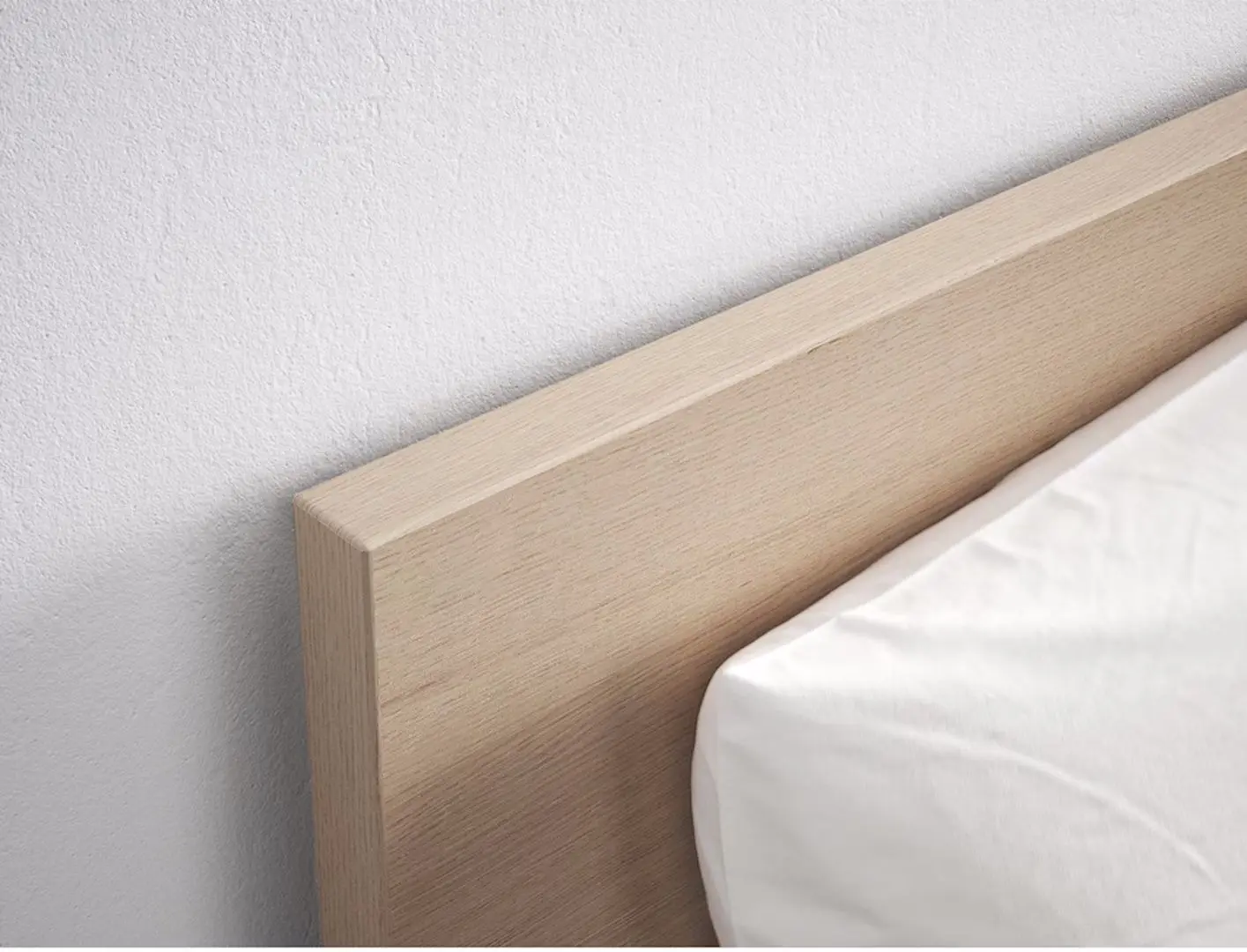 Pat Ikea Malm/Lonset 160x200 (Furnir Stejar Alb) - 3