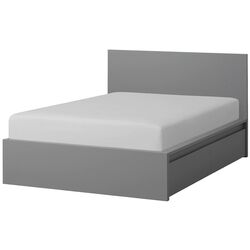Pat Ikea Malm/Lonset 4 cutii depozitare 160х200 (Gri) Thumb