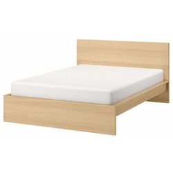Pat Ikea Malm/Luroy 140x200 (Furnir Stejar Alb) Thumb
