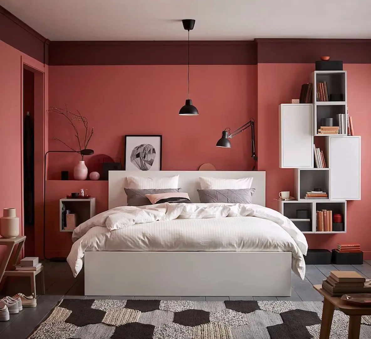 Кровать Ikea Malm/Luroy 180x200 (Белый)