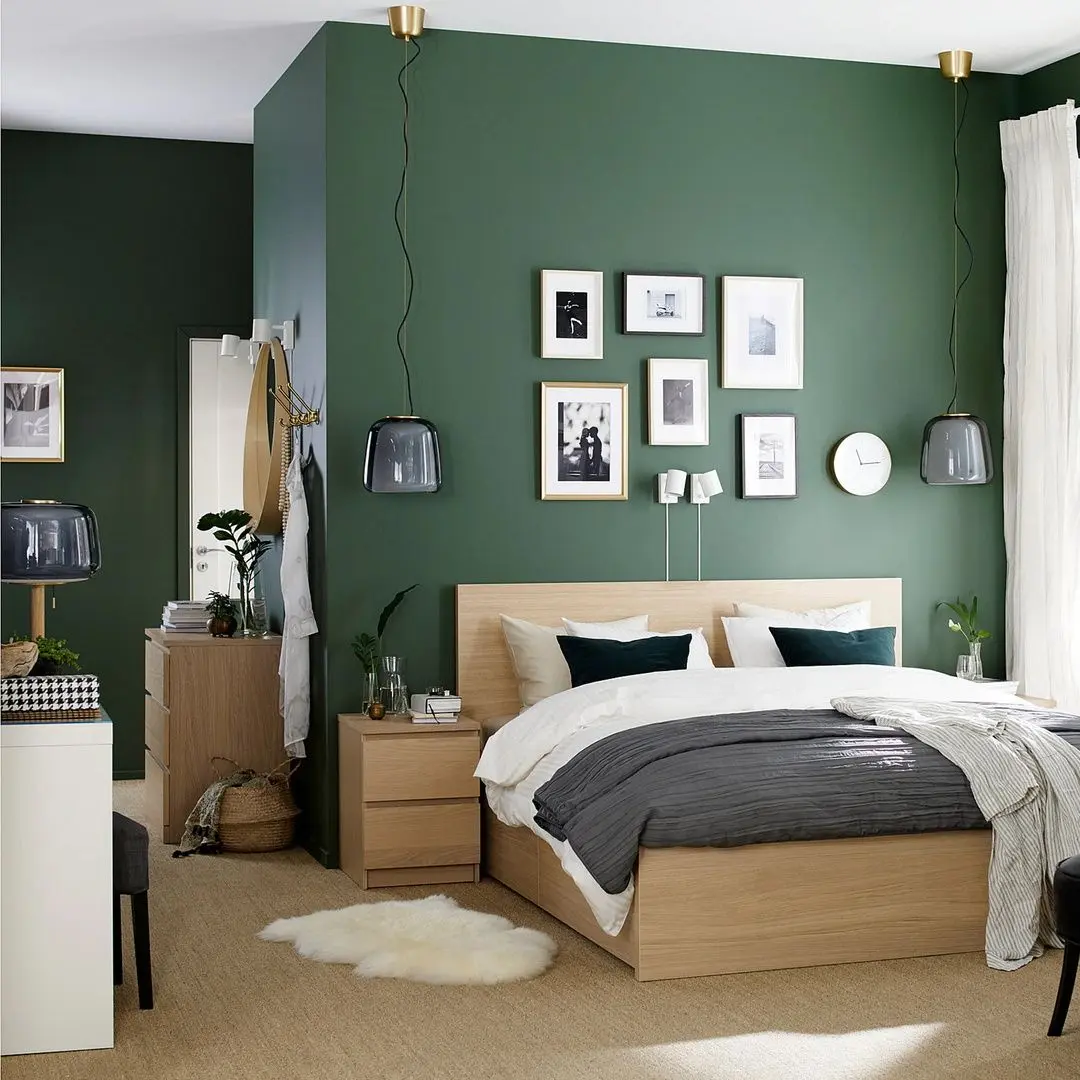 Кровать Ikea Malm/Luroy 2 ящика 140х200 (Дуб Беленый) - 3