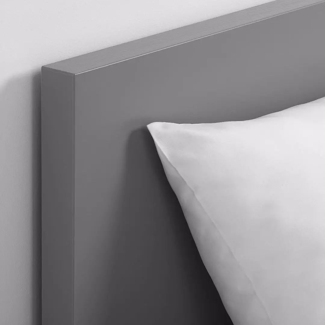 Pat Ikea Malm/Luroy 2 cutii depozitare 140x200 (Grey)