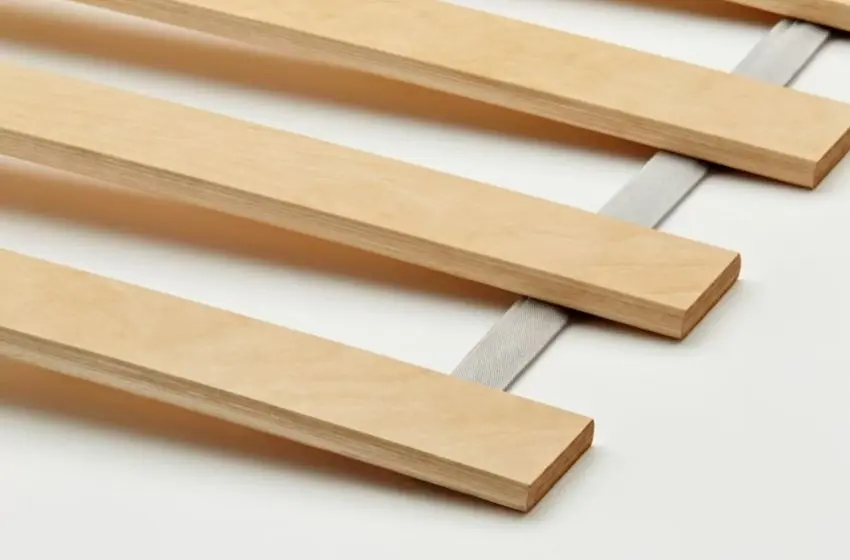 Pat Ikea Ikea Malm/Luroy 4 cutii depozitare 160х200 (Negru-maro)