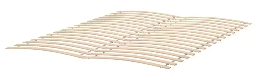 Pat Ikea Ikea Malm/Luroy 4 cutii depozitare 160х200 (Negru-maro)