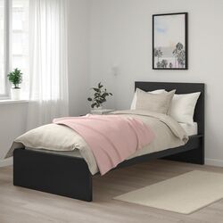 Pat Ikea Malm/Luroy 90х200 (Negru-Maro) Thumb