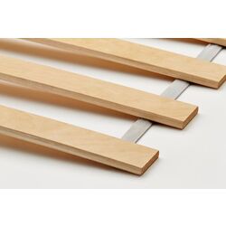 Pat Ikea Malm/Valevag extra ferma/cu saltea 140x200 (Negru-Maro) Thumb