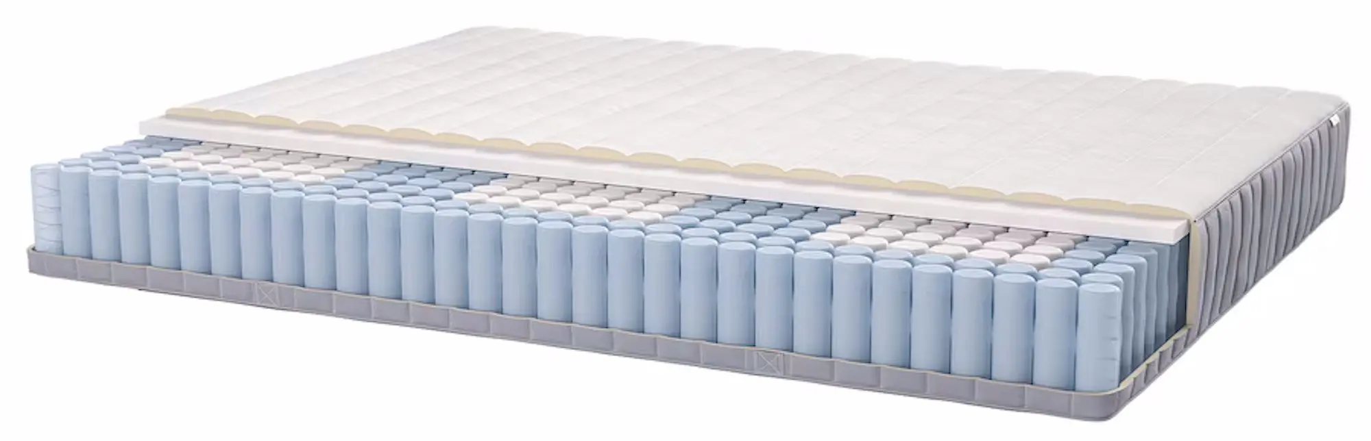 Pat Ikea Malm/Valevag extra ferma/cu saltea 90x200 (Negru-Maro) - 10