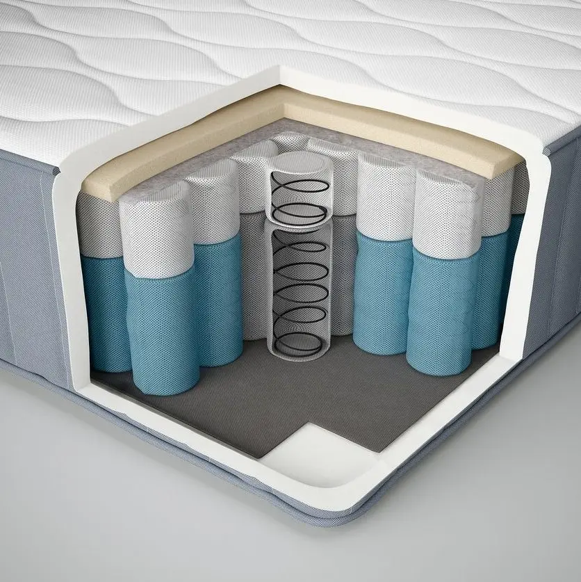 Pat Ikea Malm/Vesteroy 140x200 (Furnir Stejar Alb/Extra Ferma) - 10