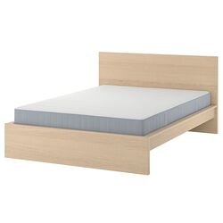 Pat Ikea Malm/Vesteroy 160x200 (Furnir Stejar Alb/Ferma) Thumb