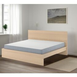 Pat Ikea Malm/Vesteroy 160x200 (Furnir Stejar Alb/Ferma)