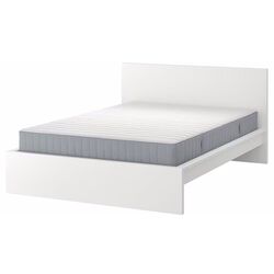 Pat Ikea Malm Vesteroy ferma/cu saltea 160x200 (Alb) Thumb