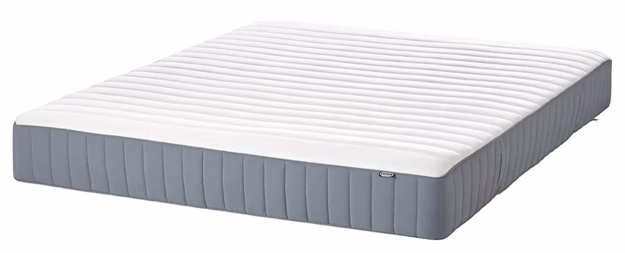 Pat Ikea Malm Vesteroy ferma/cu saltea 160x200 (Alb)