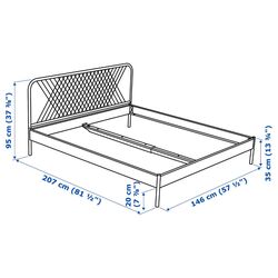 Pat Ikea Nesttun Lonset 140x200 (Alb) Thumb