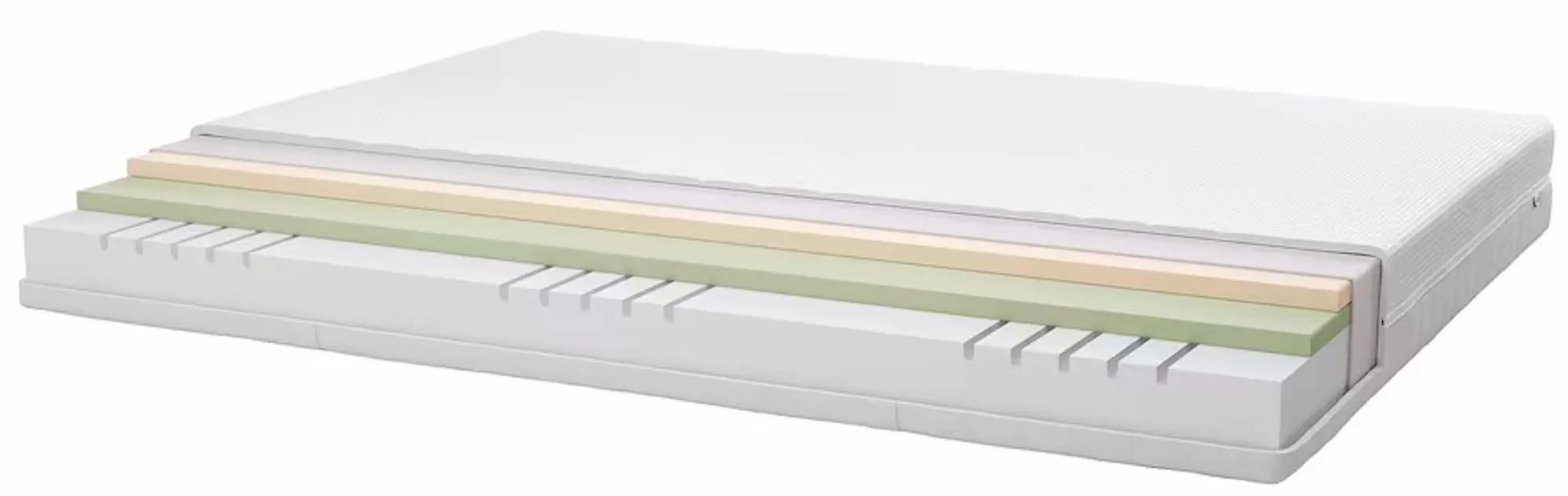 Pat Ikea Nordli Akrehamn ferma/cu depozitare/saltea 140x200 (Alb)