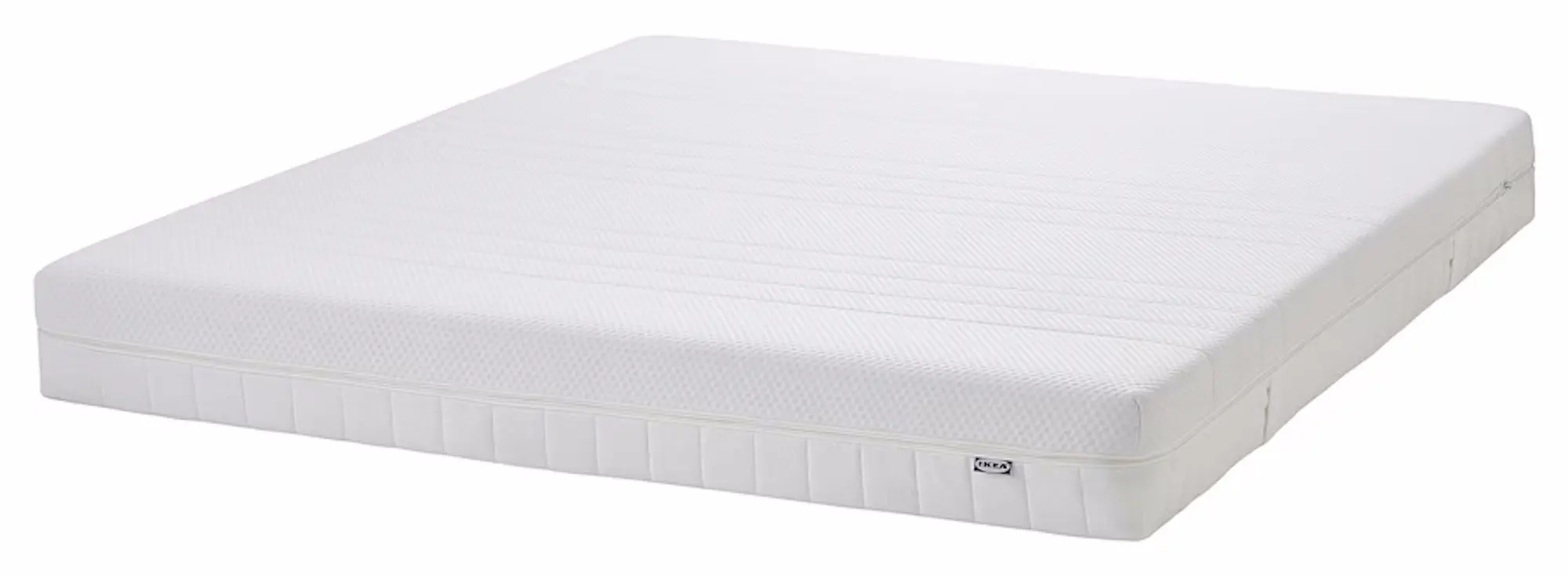 Pat Ikea Nordli Akrehamn ferma/cu depozitare/tablie/saltea 160x200 (Alb)