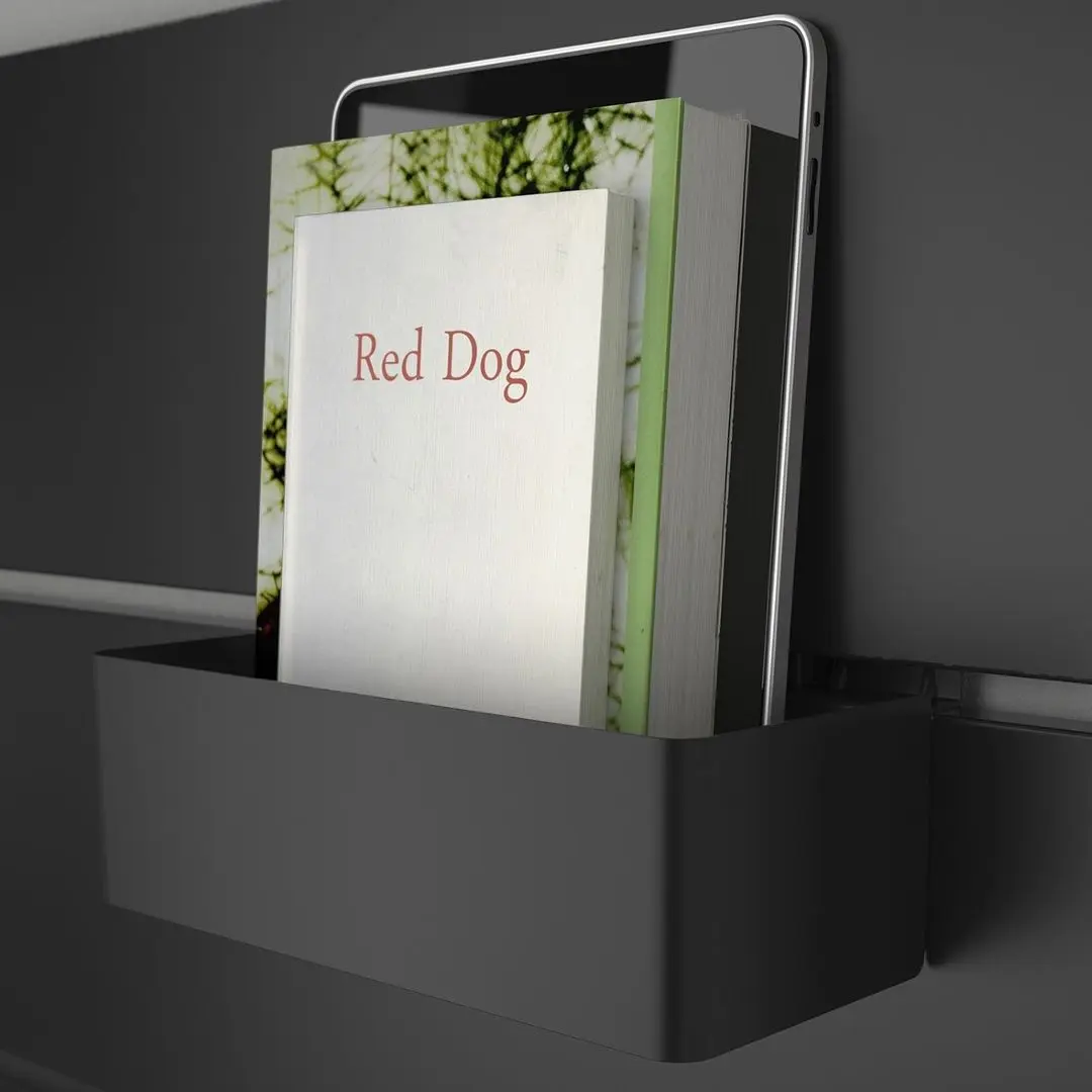 Pat Ikea Nordli cu tablie 140х200 (Antracit) - 6