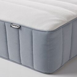 Pat Ikea Nordli cu tablie Valevag 160x200 (Alb/Extra Ferma) Thumb
