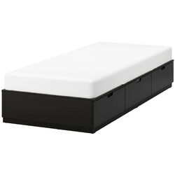 Pat Ikea Nordli cu depozitare 90х200 (Antracit) Thumb