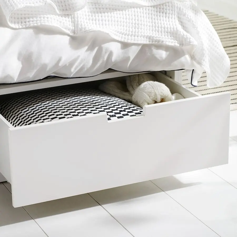 Pat Ikea Nordli Vagstranda 160x200 (Alb/Extra Ferma) - 3