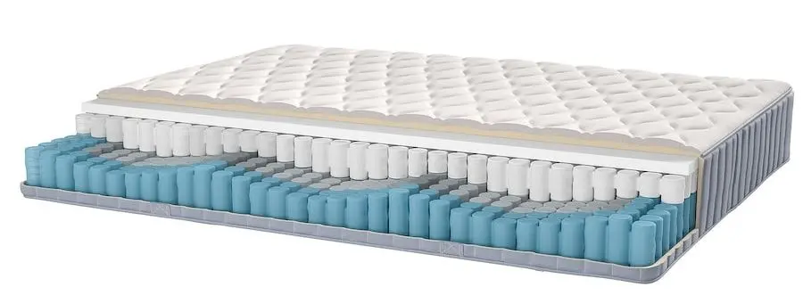 Pat Ikea Nordli Vagstranda 160x200 (Alb/Extra Ferma) - 4