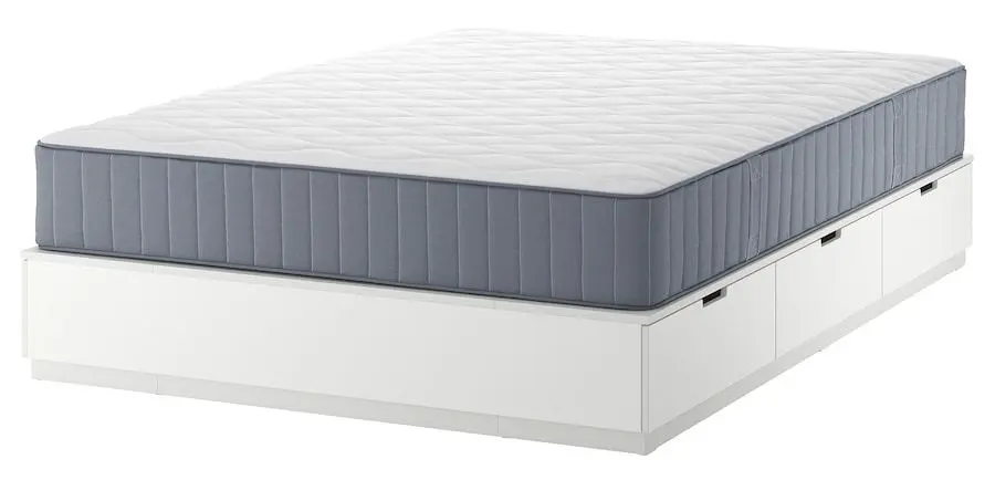 Pat Ikea Nordli Vagstranda 160x200 (Alb/Extra Ferma) - 7