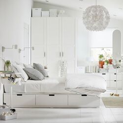 Pat Ikea Nordli Vagstranda 160x200 (Alb/Extra Ferma) Thumb