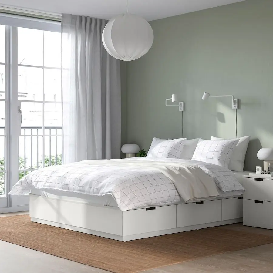 Pat Ikea Nordli Vagstranda 160x200 (Alb/Extra Ferma)
