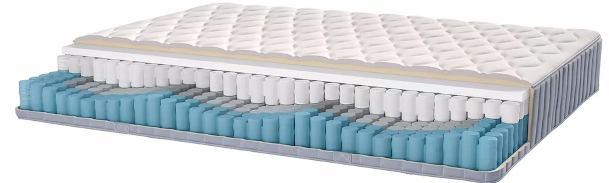 Pat Ikea Nordli Vagstranda extra ferma/cu depozitare/saltea 140x200 (Alb)