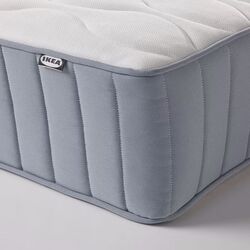 Pat Ikea Nordli Vagstranda ferma/cu depozitare/saltea 140x200 (Alb) Thumb