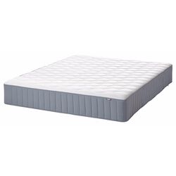 Pat Ikea Nordli Vagstranda ferma/cu depozitare/tablie/saltea 160x200 (Alb) Thumb