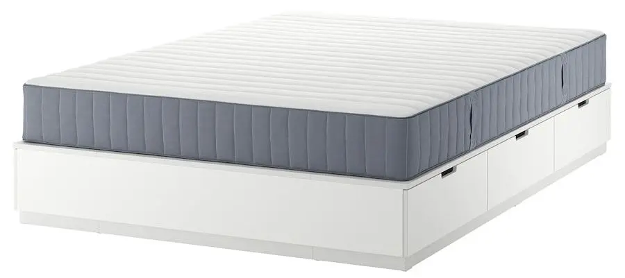 Pat Ikea Nordli Valevag 140x200 (Alb/Extra Ferma) - 7