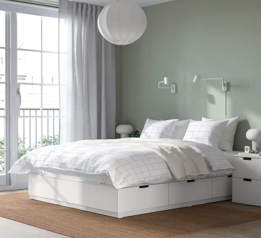 Pat Ikea Nordli Valevag 140x200 (Alb/Extra Ferma)