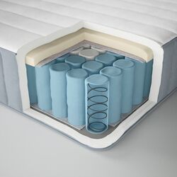 Pat Ikea Nordli Valevag 160x200 (Alb/Extra Ferma) Thumb