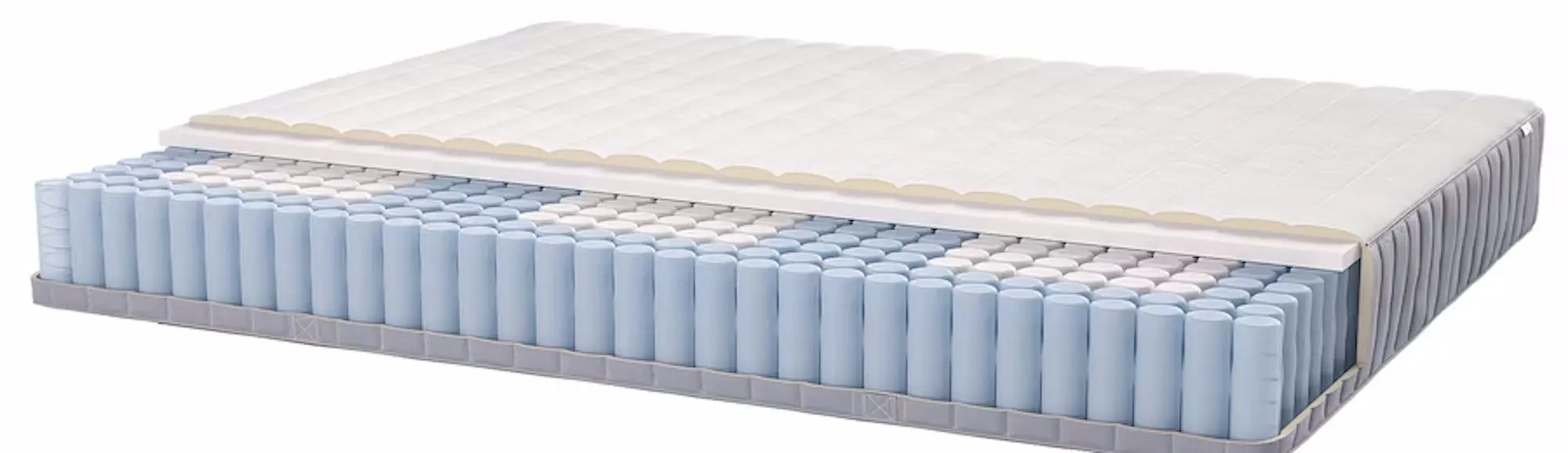 Pat Ikea Nordli Valevag ferma/cu depozitare/tablie/saltea 160x200 (Alb)