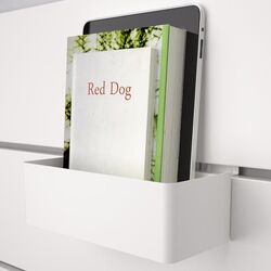 Pat Ikea Nordli Valevag ferma/cu depozitare/tablie/saltea 160x200 (Alb) Thumb