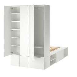 Кровать Ikea Platsa 10 дверей 143x244x223 (Белый) Thumb