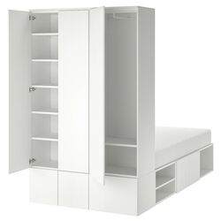 Кровать Ikea Platsa 10 дверей 143x244x223 (Белый) Thumb