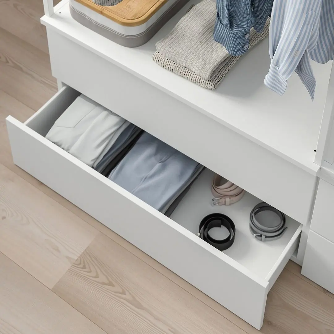 Кровать Ikea Platsa 4 ящика 140x244x163 (Белый/Фоннес) - 3