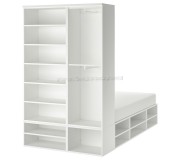 Pat Ikea Platsa cu depozitare 140x244x223 (Alb)