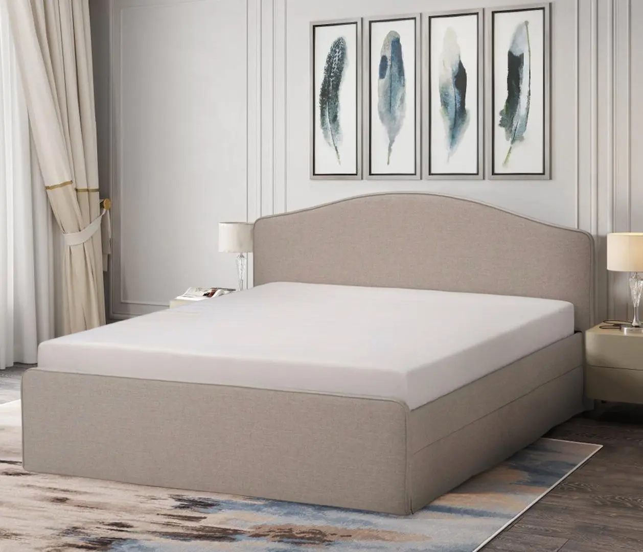 Pat Ikea Ramnefjall/Kilanda/Luroy 140x200 (Bej Deschis)