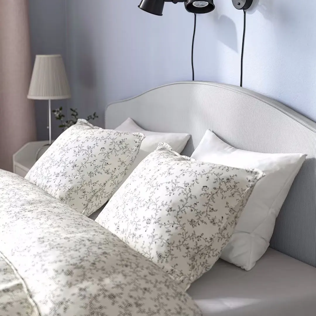 Pat Ikea Ramnefjall/Klovsta/Luroy 160x200 (Gri/Alb)