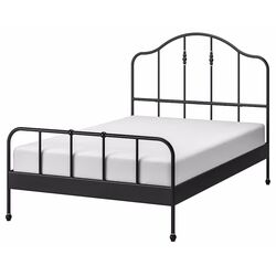 Pat Ikea Sagstua 140x200 (Negru) Thumb