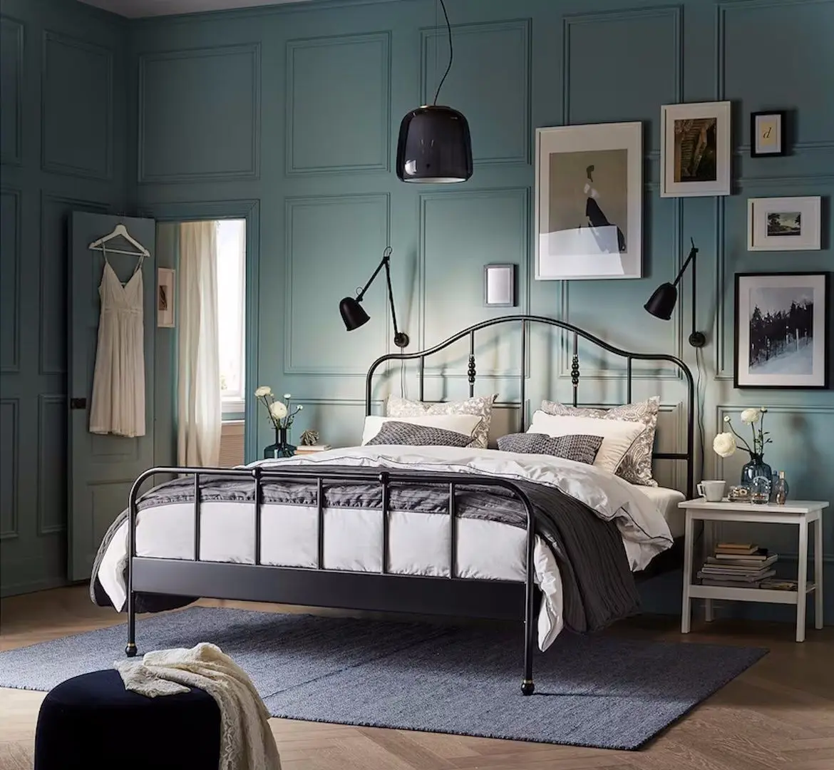 Pat Ikea Sagstua 140x200 (Negru)