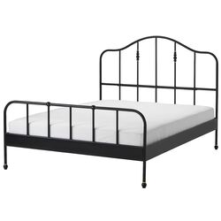 Pat Ikea Sagstua 160х200 (Negru) Thumb