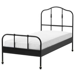 Pat Ikea Sagstua 90х200 (Negru) Thumb